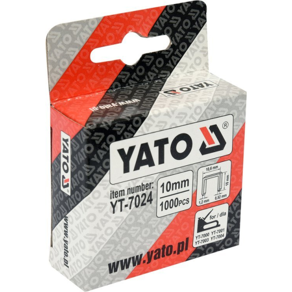Capse Yato 10mm 1000Buc Yato YT-7024