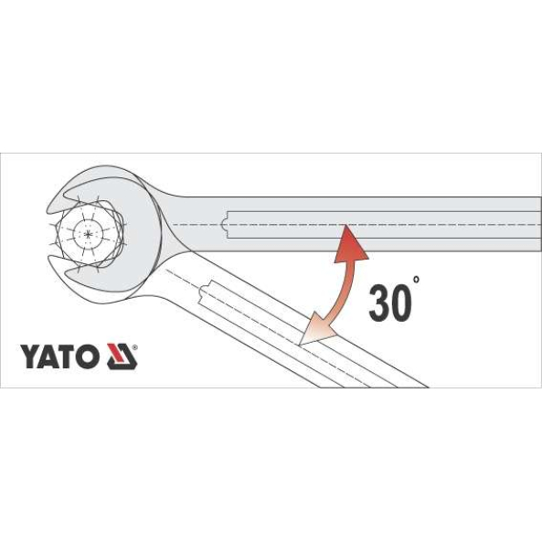 Cheie Combinata Satinata 30mm Yato YT-0359