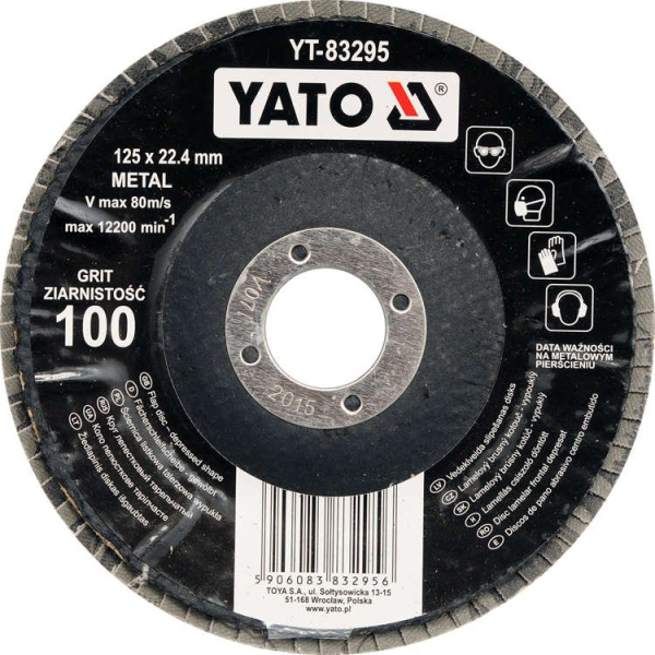 Disc Abraziv 125X22.4mm P60 Yato YT-83293