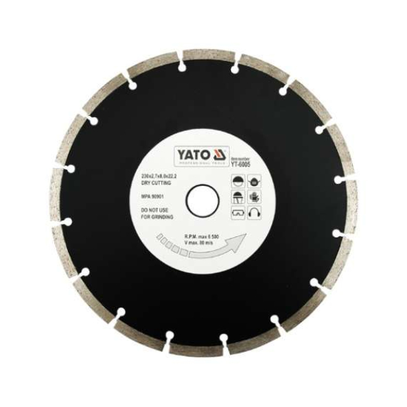 Disc Diamantat Segmente Hs 230 mm Yato YT-6005