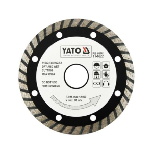 Disc Diamantat Turbo 115 mm Yato YT-6022