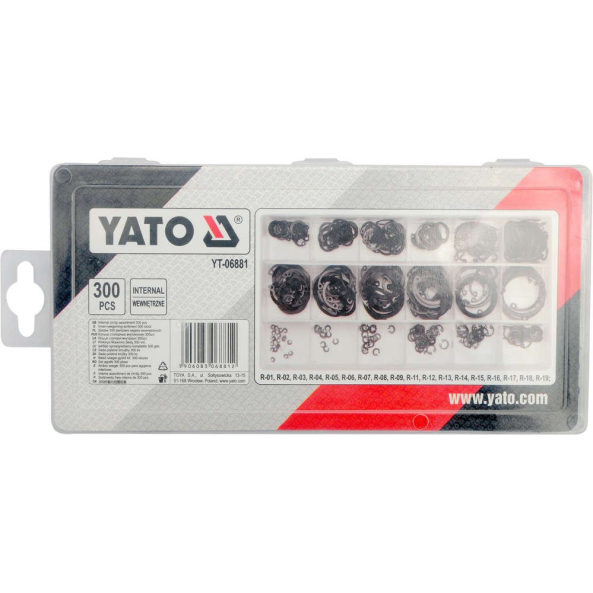 Set Coliere Zegger Interioare 300Buc Yato YT-06881