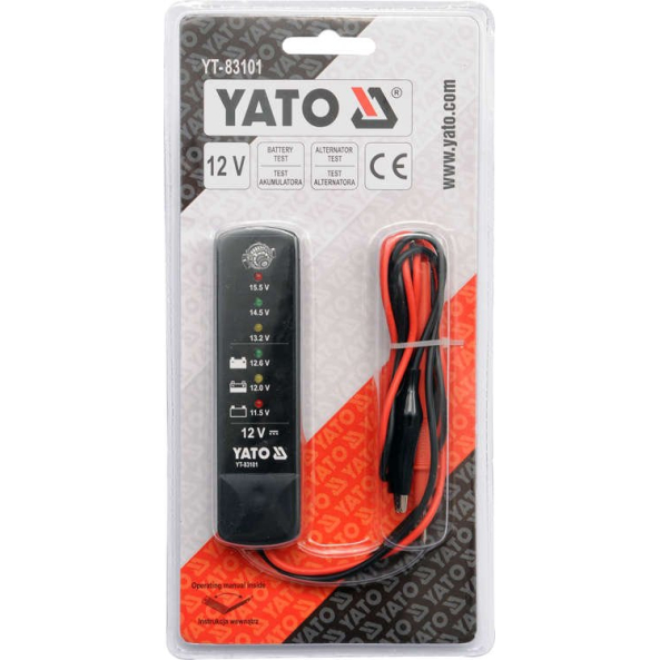 Tester Acumulator Digital 12V Yato YT-83101