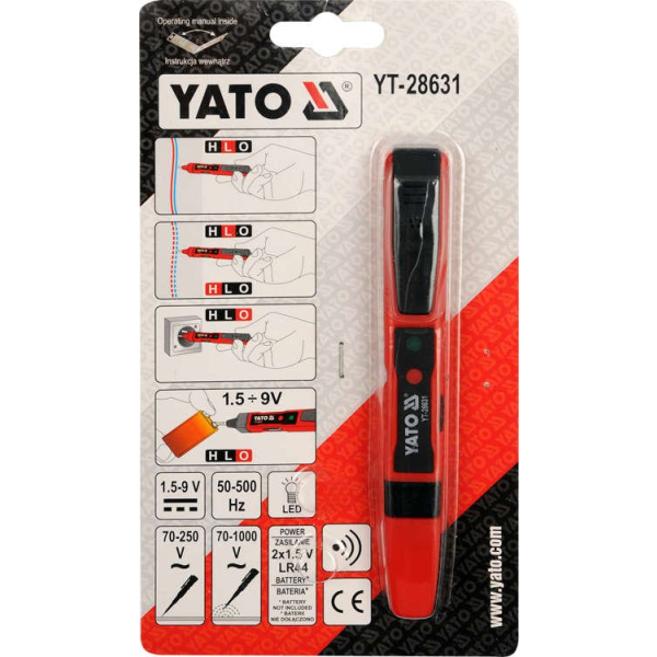 Tester Digital Universal pentru Tensiune Yato YT-28631