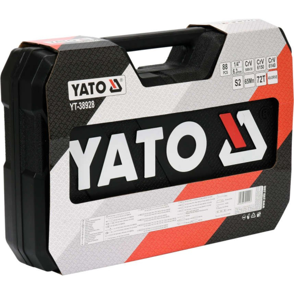 Trusa Scule 88 Buc, 1/4" Yato YT-38928